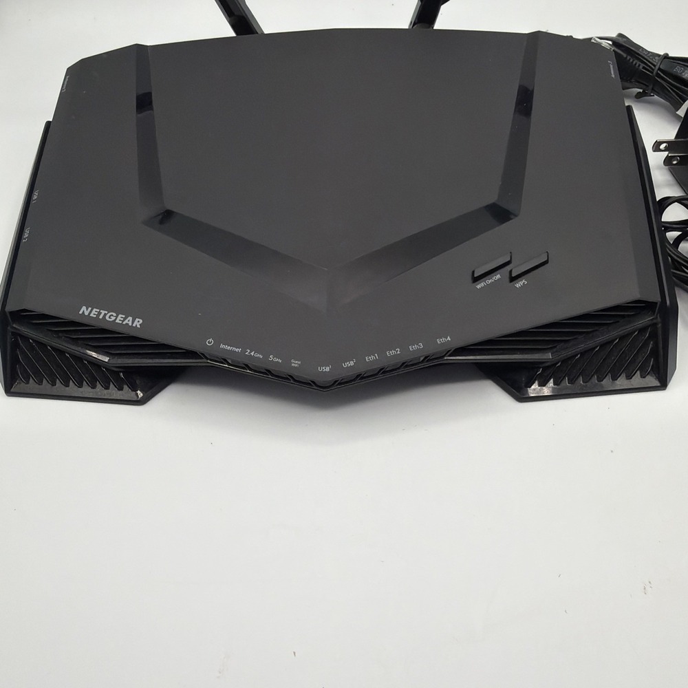 NETGEAR Nighthawk XR500 Gaming Router Bundle AC Adapter Ethernet Cable Working - Picture 2 of 11